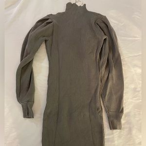 Body con size S puffy sleeve dress WITH TAGS